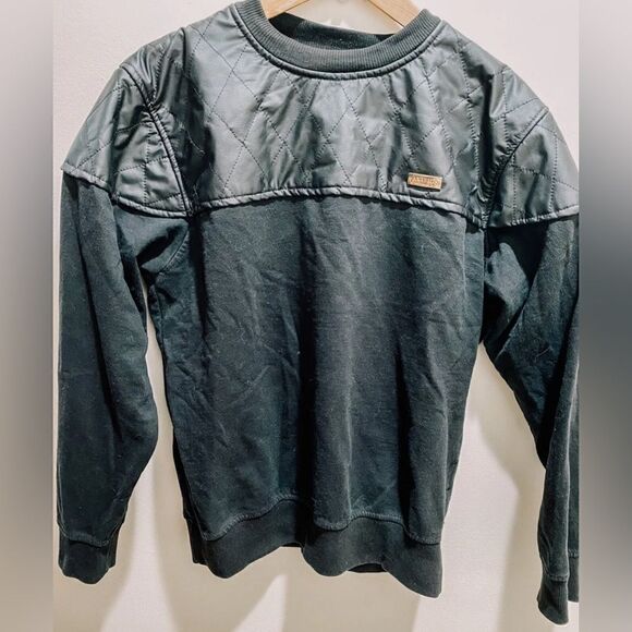 Parish Nation Mens Black LS Sweater L - Picture 1 of 5